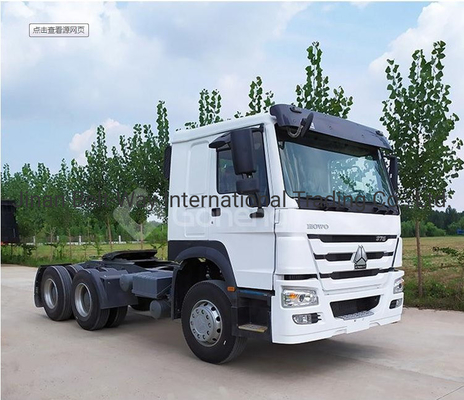 Sinotruk HOWO Kullanılmış Çekici Kamyon 6X4 371-450HP ISO Lastik Sertifikasıyla Traktör Kamyon