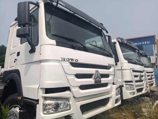 Sürüş tekerleği 6×4 İkinci el 10 tekerlekli Shacman Sinotruk HOWO 336-380HP Tipper Tump Truck