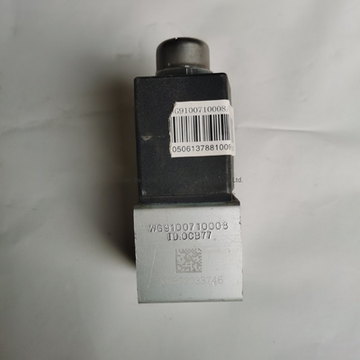 Wg9100710008 Parça numarası % 100 test edilmiş Standart Sinotruk HOWO Solenoid Valve Double Plug