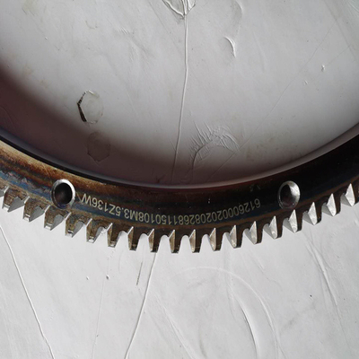 Standart bileşen HOWO Kamyon Motoru Flywheel Ring Gear 612600020208 Alüminyum Alaşımlı