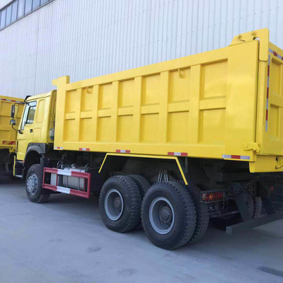 Sinotruk HOWO 375 6X4 kullanılmış çöplük kamyonu için Afrika pazarında güvenli ödeme