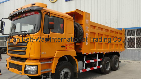 Çöp Kamyonu F3000 Weichai Motoru 380HP ve 6 * 4 Sürüş Tipi ile Sabit Kullanılmış Shacman