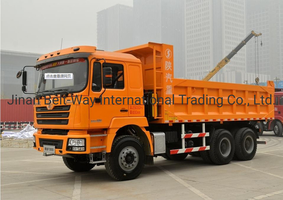 Çöp Kamyonu F3000 Weichai Motoru 380HP ve 6 * 4 Sürüş Tipi ile Sabit Kullanılmış Shacman