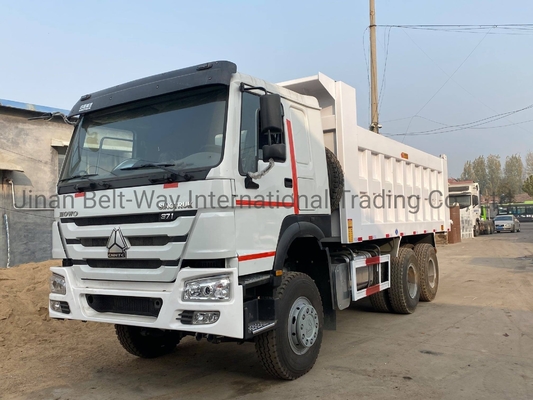 Motor Kapasitesi &gt; 8L Kullanılmış Sinotruk HOWO Zz3257n3647A 371HP Euro II Dumper Tipper Truck