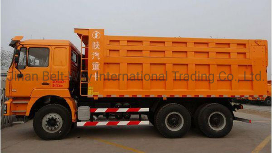 Kullanılmış Shacman Kamyonu 350HP Shacman F3000 Euro 2 Emisyon Standartı ile 25 tonluk Çöp Kamyonu