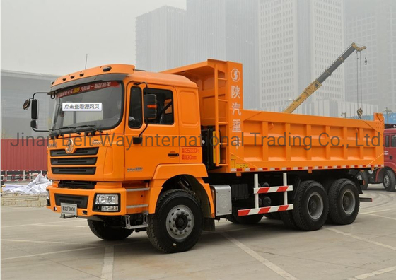 Kullanılmış Shacman Kamyonu 350HP Shacman F3000 Euro 2 Emisyon Standartı ile 25 tonluk Çöp Kamyonu