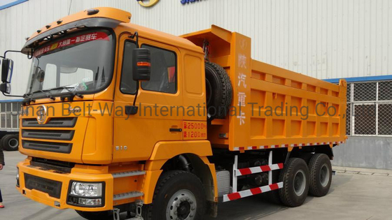 Kullanılmış Shacman Kamyonu 350HP Shacman F3000 Euro 2 Emisyon Standartı ile 25 tonluk Çöp Kamyonu