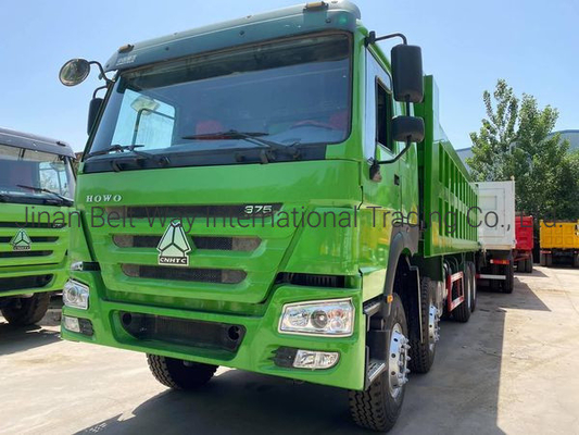 6.8m 7.3m 30 ton ağır yüklü Sinotruk Kullanılmış 8*4 HOWO Çöp kamyonu Tipper Nakliye maliyeti