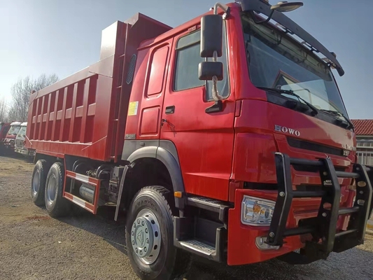 ISO sertifikalı kullanılmış Sinotruk Shacman HOWO 371 Çöp kamyonunun başlatıcısı mükemmel durumda