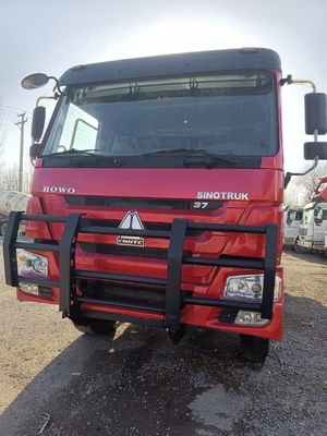 ISO sertifikalı kullanılmış Sinotruk Shacman HOWO 371 Çöp kamyonunun başlatıcısı mükemmel durumda
