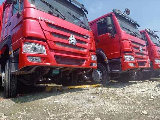 Tüpsüz Lastik Tasarımı Sinotruk HOWO 336-380HP At Gücü 351-450hp ile Çöp Kamyonları