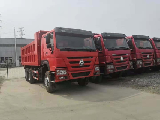 Çöpten sonra Ağır Güçlü 336-375 HP Kullanılmış Çöp Kamyonu 6*4 Motor Kapasitesi&gt;8L'li Tipper