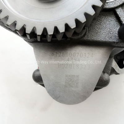 Weichai Wp12 ve Wd12 Motoru için Standart 612600070299 48mm Tek Aşama Yağ Pompası