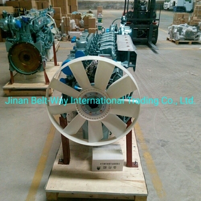 Standart Siyah Sinotruk HOWO Kamyon Parçaları Wd615.47 Dizel Motoru Tamamen Hw47070107