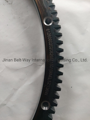 Sinotruk HOWO Kamyon Motoru için Direksiyon Sistemi Parçaları Flywheel Ring Gear 612600020208