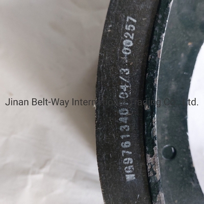 Sinotruk HOWO Truck Brake Shoes Wg9761340104-3 ön aks sürücü sistemi parçaları ile
