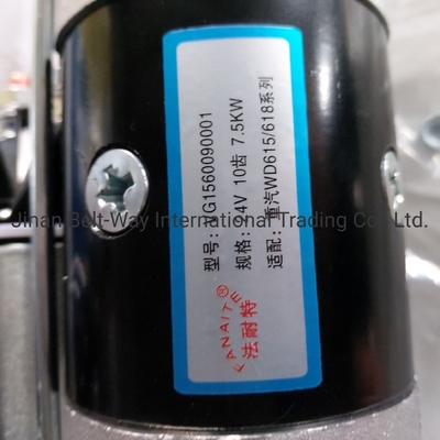 Sinotruk HOWO Kamyon parçaları Kamyon yedek parçaları Starter motor Vg1560090001 Güvenli ödemeler