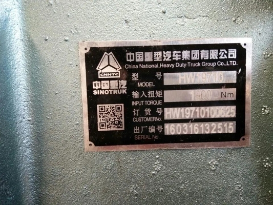 HW19710 Sinotruk HOWO 371 Kamyon şanzımanı Assy Hw19710 Kamyonlar için şanzıman montajı