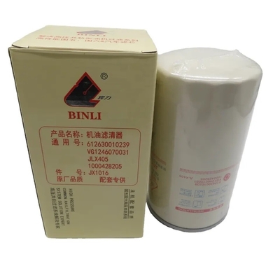 Vg1246070031 Sinotruk HOWO Çöp Kamyonu Yağ Filtresi Paketi Boyutu 30.00cm * 20.00cm * 2.00cm